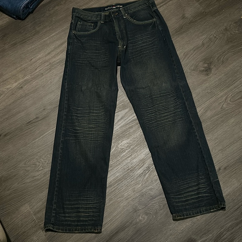 Vintage ZEEP world., Mens, W36/L32 denim jeans. 30 inseam
